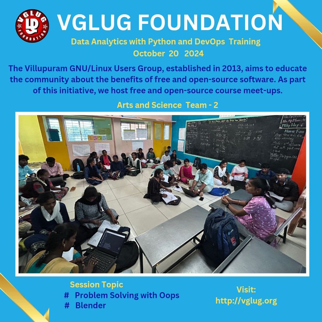 Data Analytics with Python Training – 21th Week Recap – VGLUG Foundation